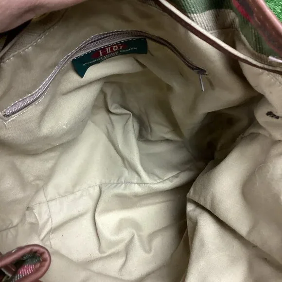 Vintage Heckathorn Plaid Bucket Bag - Picture 12 of 13